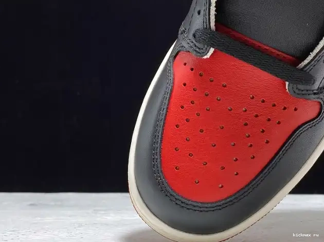 Rep Kickmax Air 555088-610 Bred Toe OG 1 High Jordan Retro 0611